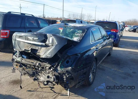 2018 Genesis G90 5.0 Ultimate z USA, uszkodzony, nr VIN KMHG54JH2JU042252